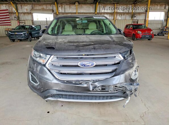 2FMPK3J94JBB86645 2018 FORD EDGE Gray წინა ხედი
