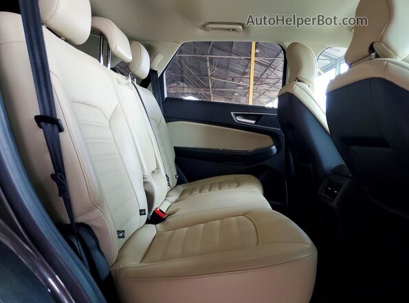 2FMPK3J94JBB86645 2018 FORD EDGE Gray უკანა სავარძლების ხედი