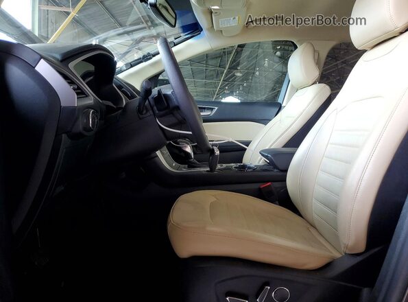 2FMPK3J94JBB86645 2018 FORD EDGE Gray წინა სალონის ხედი
