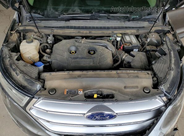 2FMPK3J94JBB86645 2018 FORD EDGE Gray უკანა სალონის ხედი