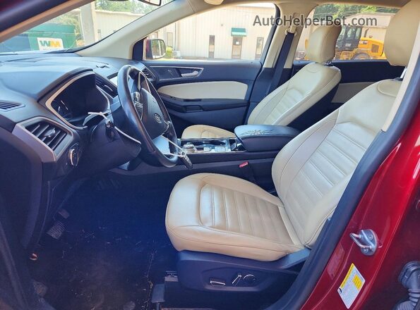 2FMPK3J94KBB08089 2019 FORD EDGE Red Vista interior delantera