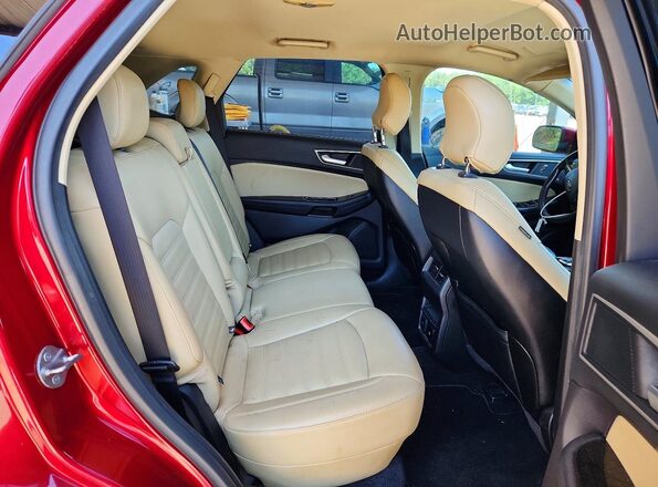 2FMPK3J94KBB08089 2019 FORD EDGE Red Vista interior trasera