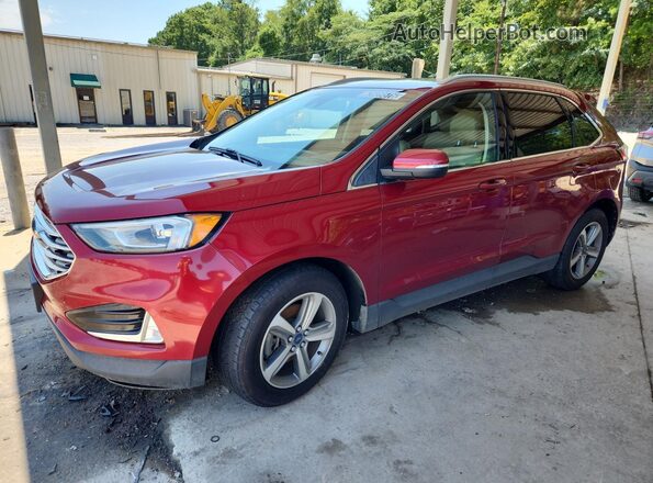 2FMPK3J94KBB08089 2019 FORD EDGE Red Vista interior de 360 grados