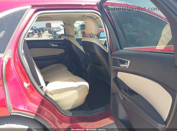 2FMPK3J94KBB34482 2019 FORD EDGE Burgundy VIN sticker view