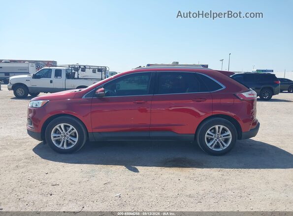 2FMPK3J94KBB34482 2019 FORD EDGE Burgundy 360 interior view