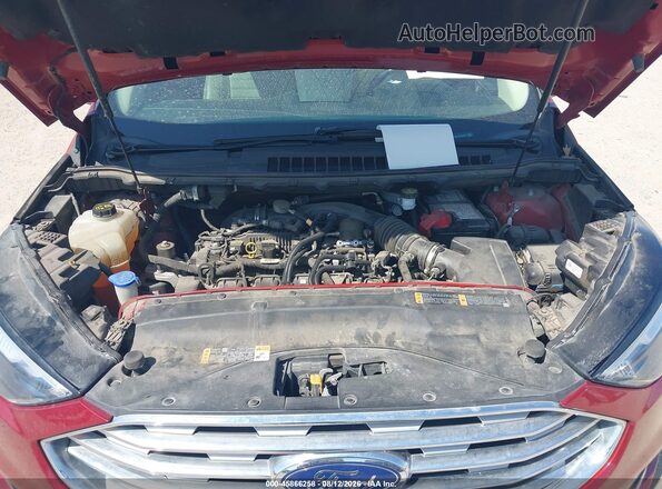 2FMPK3J94KBB34482 2019 FORD EDGE Burgundy Rear view