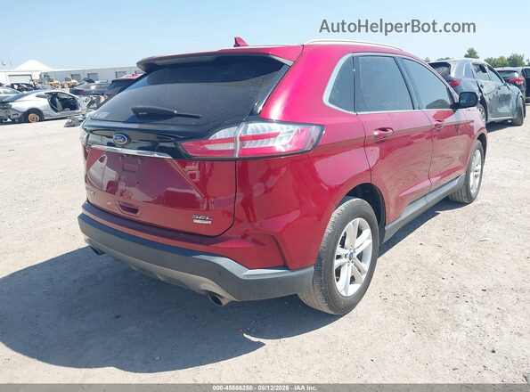 2FMPK3J94KBB34482 2019 FORD EDGE Burgundy Rear right