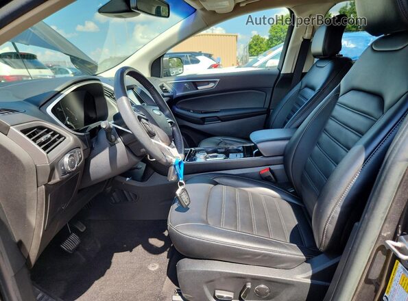 2FMPK3J94KBC45579 2019 FORD EDGE Gray Vista interior delantera