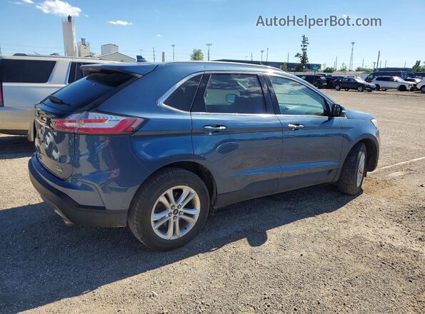2FMPK3J94KBC69641 2019 FORD EDGE Blue Rear right