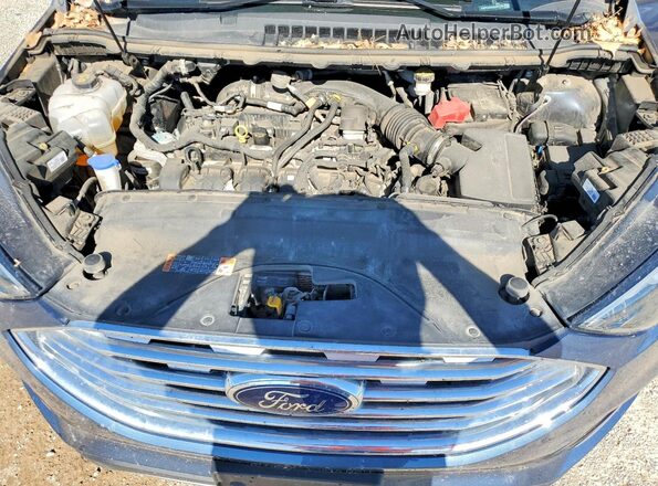 2FMPK3J94KBC69641 2019 FORD EDGE Blue Engine compartment view