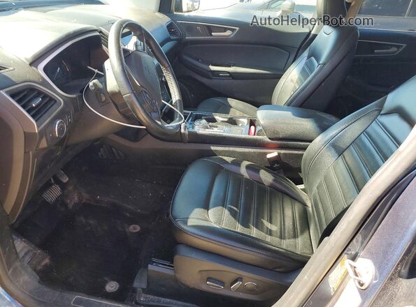 2FMPK3J94KBC69641 2019 FORD EDGE Blue Front interior view