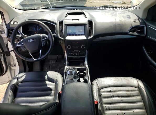 2FMPK3J94LBB29767 2020 FORD EDGE White Вид панелі приладів