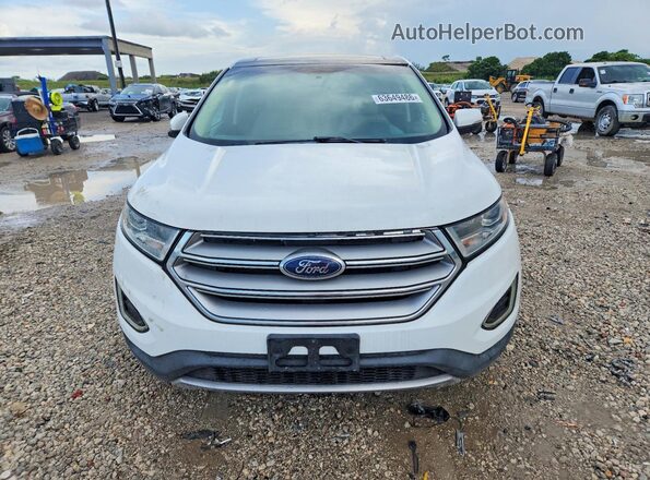 2FMPK3J95GBB52979 2016 FORD EDGE White Հետևի տեսք