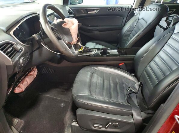 2FMPK3J95GBB91202 2016 FORD EDGE White Widok wnętrza z przodu