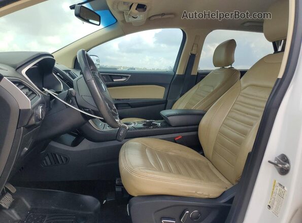 2FMPK3J95HBB25167 2017 FORD EDGE White Front interior view