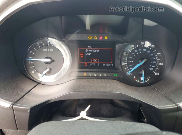 2FMPK3J95HBB25167 2017 FORD EDGE White Instrument cluster view
