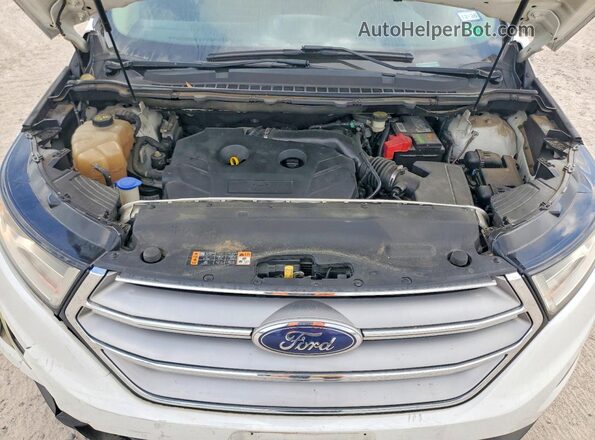 2FMPK3J95HBB25167 2017 FORD EDGE White Rear interior view