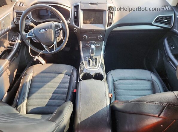2FMPK3J95JBB64430 2018 FORD EDGE Gray Dashboard view