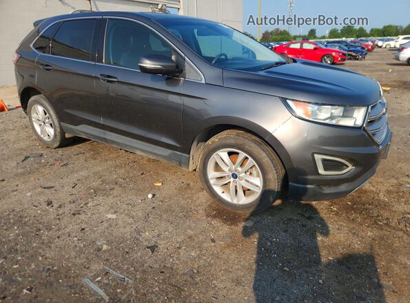 2FMPK3J95JBB64430 2018 FORD EDGE Gray Front right