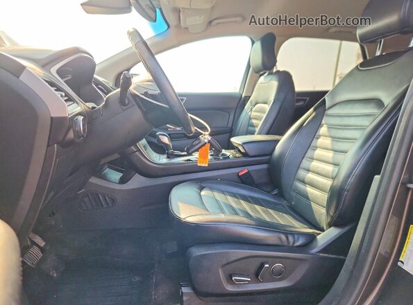 2FMPK3J95JBB64430 2018 FORD EDGE Gray Front interior view