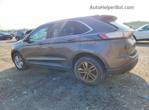 2FMPK3J95JBB64430 2018 FORD EDGE Gray Rear left