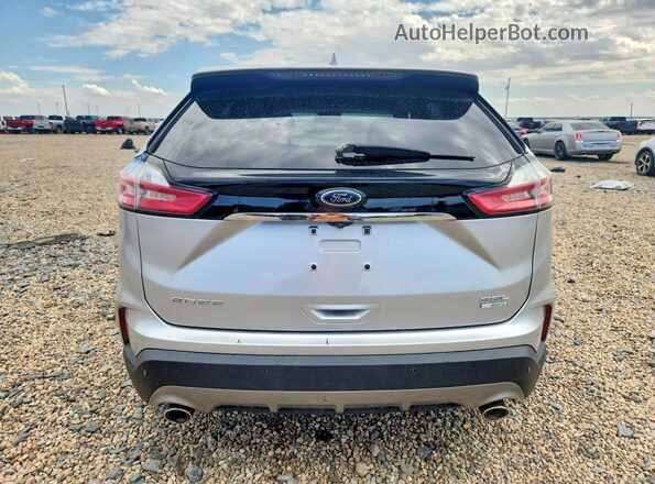 2FMPK3J95KBC36292 2019 FORD EDGE Silver Widok z tyłu