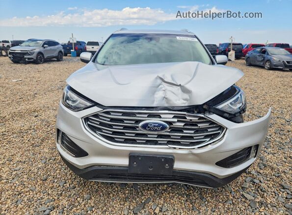 2FMPK3J95KBC36292 2019 FORD EDGE Silver Widok z przodu