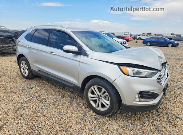 2FMPK3J95KBC36292 2019 FORD EDGE Silver Przód prawy