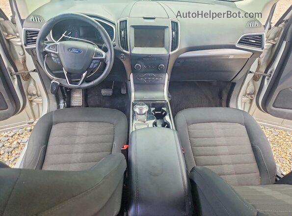 2FMPK3J95KBC36292 2019 FORD EDGE Silver Widok deski rozdzielczej
