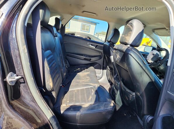 2FMPK3J95LBA50348 2020 FORD EDGE Black Widok wnętrza z tyłu