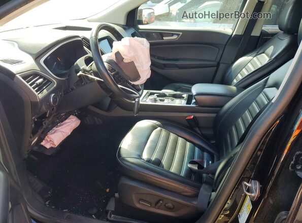 2FMPK3J95LBA50348 2020 FORD EDGE Black Widok wnętrza z przodu