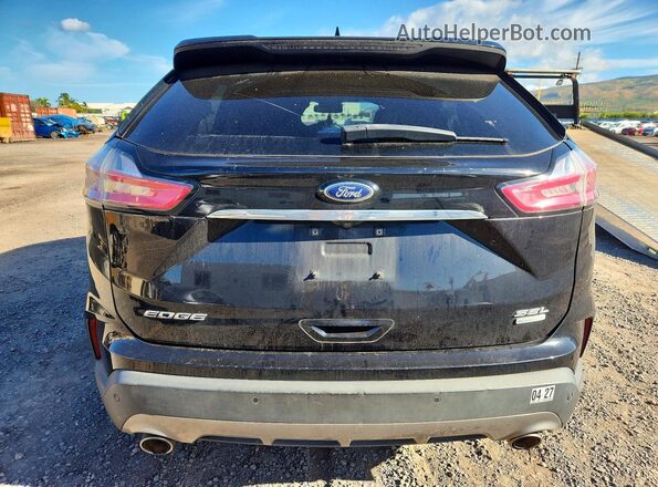 2FMPK3J95LBA50348 2020 FORD EDGE Black Widok z tyłu