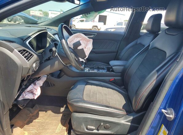2FMPK3J95LBB14971 2020 FORD EDGE Blue წინა სალონის ხედი