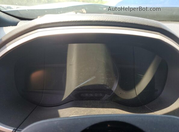 2FMPK3J95LBB14971 2020 FORD EDGE Blue ხელსაწყოთა პანელის ხედი