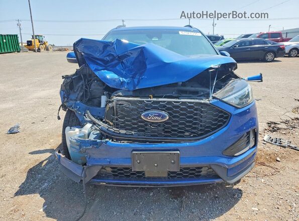 2FMPK3J95LBB14971 2020 FORD EDGE Blue წინა ხედი