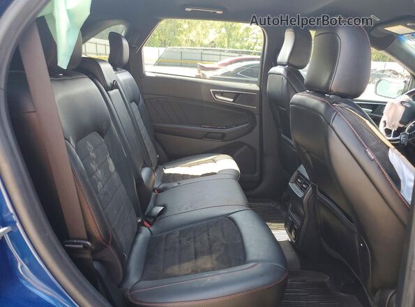 2FMPK3J95LBB14971 2020 FORD EDGE Blue უკანა სალონის ხედი