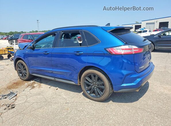 2FMPK3J95LBB14971 2020 FORD EDGE Blue უკანა მარცხენა