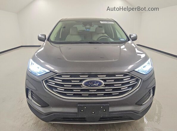 2FMPK3J95MBA50710 2021 FORD EDGE Gray Вид спереду