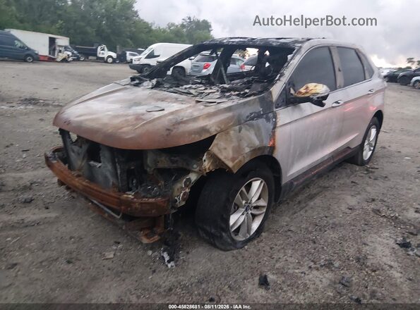 2FMPK3J96GBB87692 2016 FORD EDGE Silver Vista tres cuartos delantera izquierda