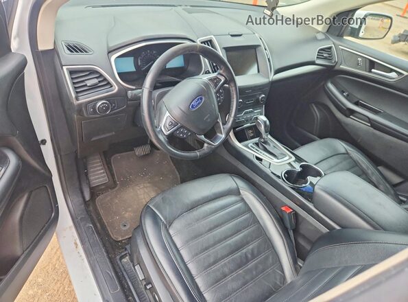 2FMPK3J96JBB19397 2018 FORD EDGE White წინა პანელის ხედი