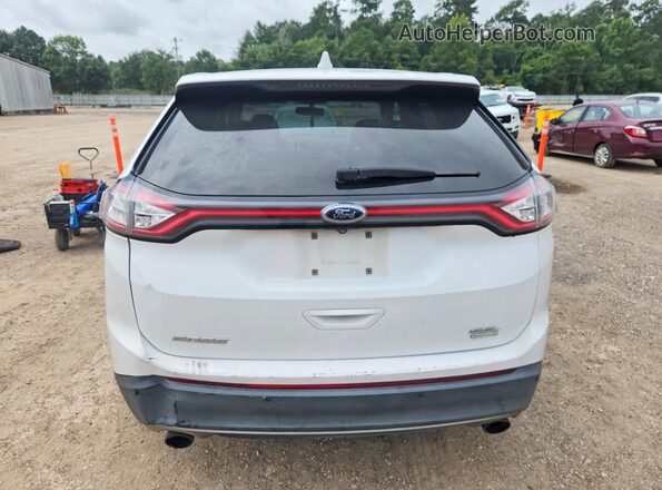 2FMPK3J96JBB19397 2018 FORD EDGE White უკანა ხედი