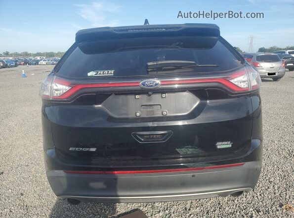 2FMPK3J96JBB66736 2018 FORD EDGE Черный Вид сзади