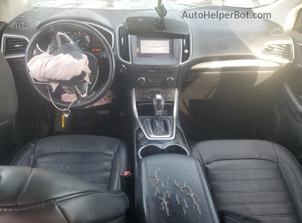 2FMPK3J96JBB66736 2018 FORD EDGE Черный Вид панели приборов