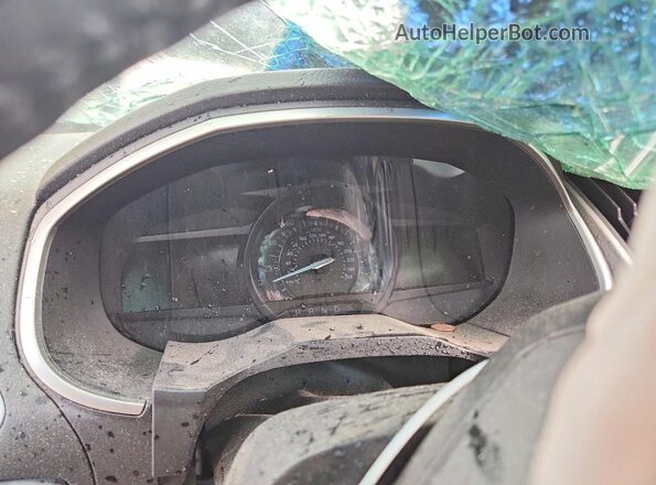 2FMPK3J96KBB00723 2019 FORD EDGE Black Вид щитка приладів