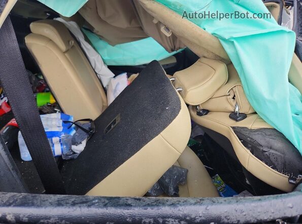 2FMPK3J96KBB00723 2019 FORD EDGE Black Вид задньої частини салону