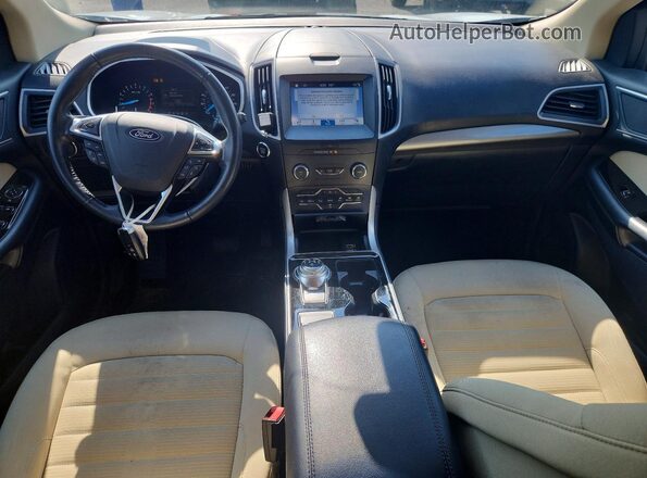 2FMPK3J96KBB67208 2019 FORD EDGE White Սարքավորումների վահանակի տեսք