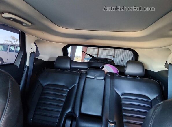 2FMPK3J96KBB96191 2019 FORD EDGE Silver Widok tylnych siedzeń