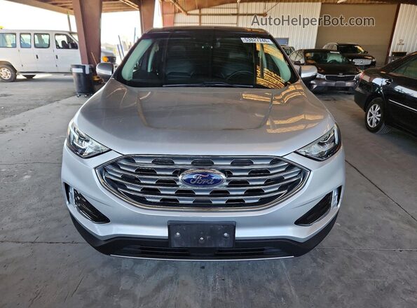 2FMPK3J96KBB96191 2019 FORD EDGE Silver Widok z przodu