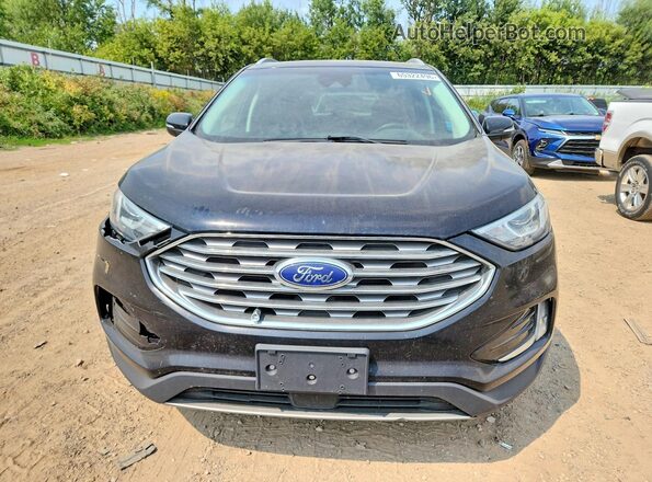2FMPK3J96KBC08243 2019 FORD EDGE Black Widok z przodu