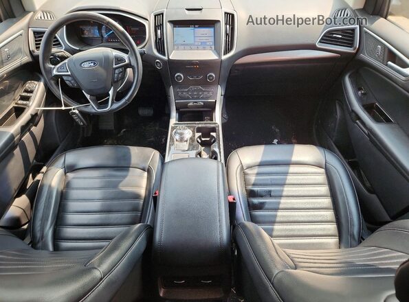 2FMPK3J96KBC08243 2019 FORD EDGE Black Widok deski rozdzielczej